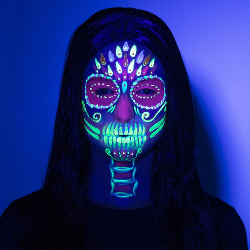 Boland UV Skull Face Paint Set