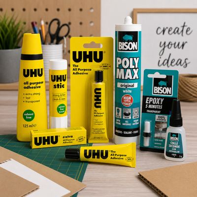 General purpose adhesives for school, office and creative projects