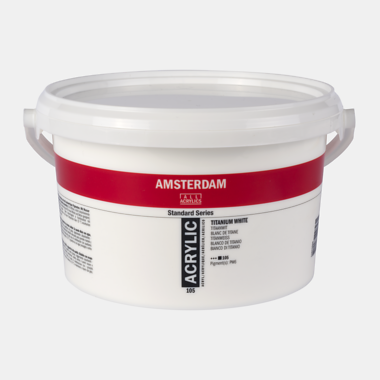 Amsterdam Titanium White 105 Acrylic Paint 2500ml