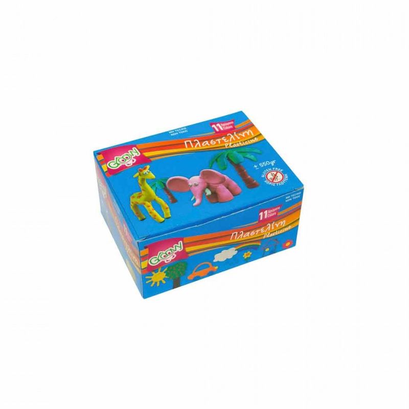Groovy modeling clay set with 11 colors for kids