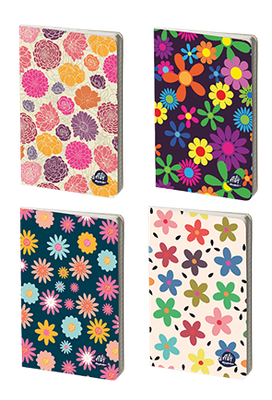 ​Τετράδιο καρφίτσα με σχέδια ​arty