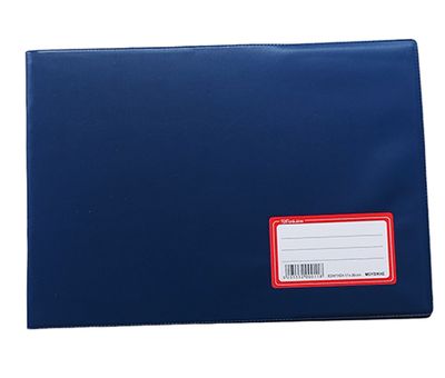 Hard cover music notebook blue 17x25