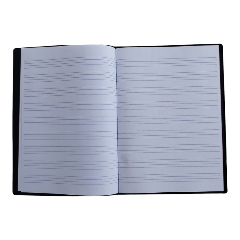 Four line calligraphy notebook 17x25 with PP cover