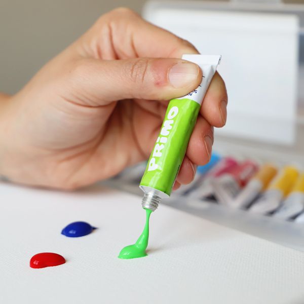 Primo gouache tempera 12 x 7.5ml for painting and crafts