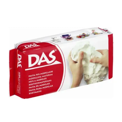 DAS 500g air dry modeling clay White for creative projects