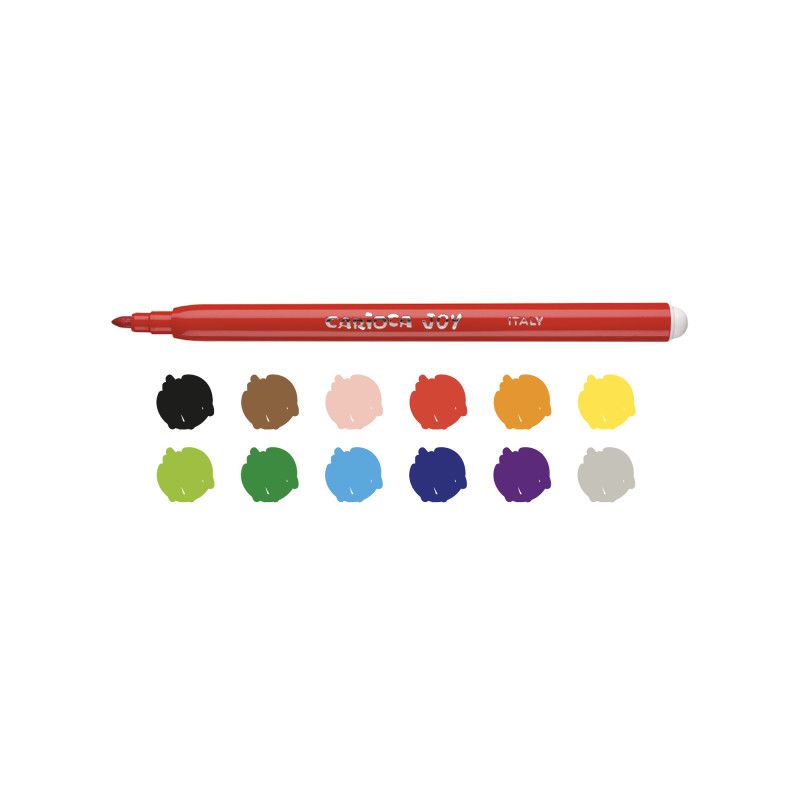 Carioca Joy Fine Markers 12 or 24 pcs for drawing