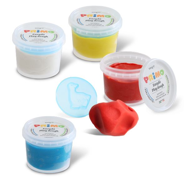 Modeling dough set 4 colors x 100g gluten free