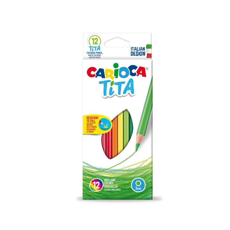 Carioca Tita resin colored pencils high durability