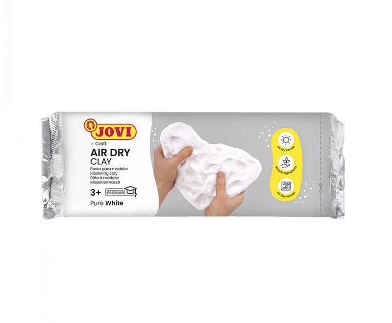 Jovi air drying clay white 500g for crafts