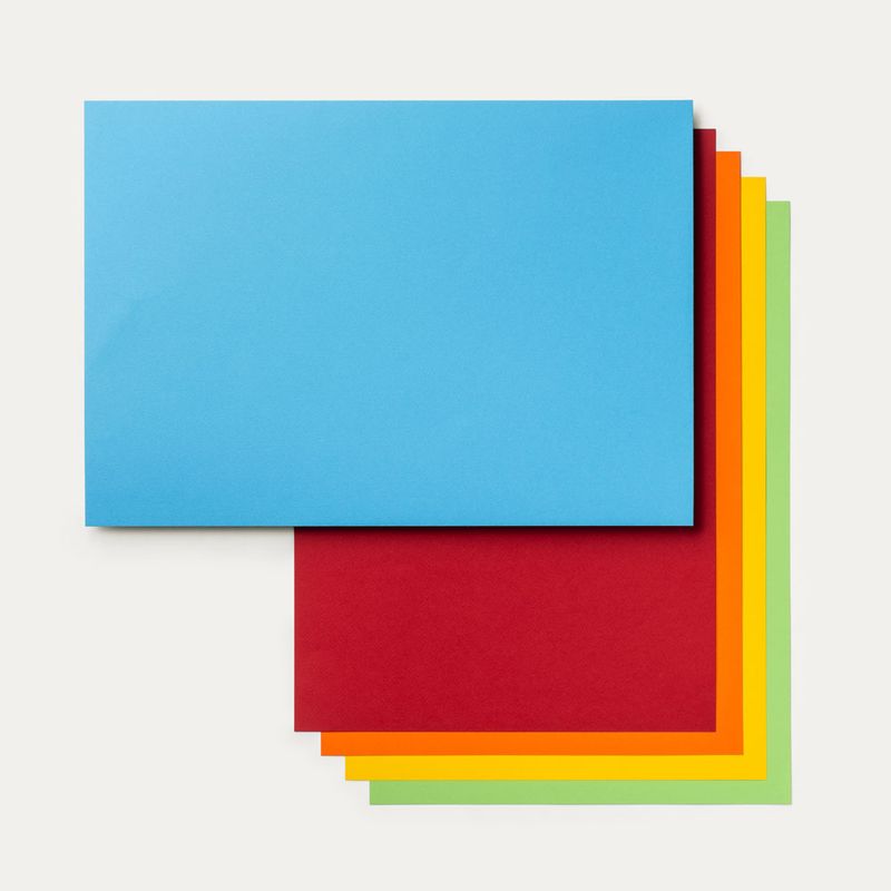 Colored Craft Paper Pad 220gsm 10 Sheets for Crafts