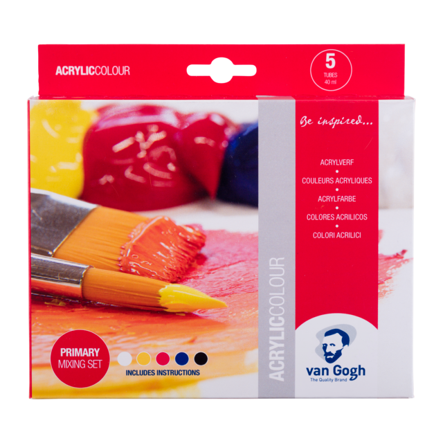 Van Gogh Acrylic colour primary set 5 x 40 ml