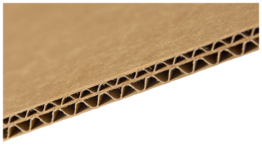 Corrugated cardboard 3mm for packaging and product protection
