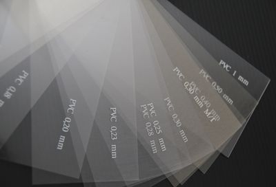 Transparent Plastic Sheets 70x100 cm for Bookbinding and Crafts