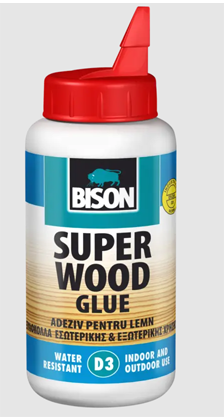 Bison PVAC Wood Adhesive D3 275ml high strength waterproof