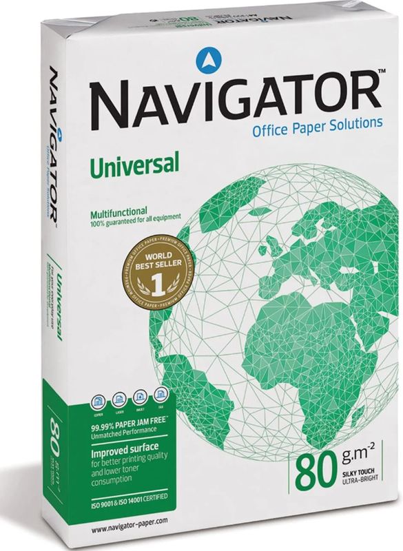 Navigator A4 paper 80gsm 500 sheets for high quality printing