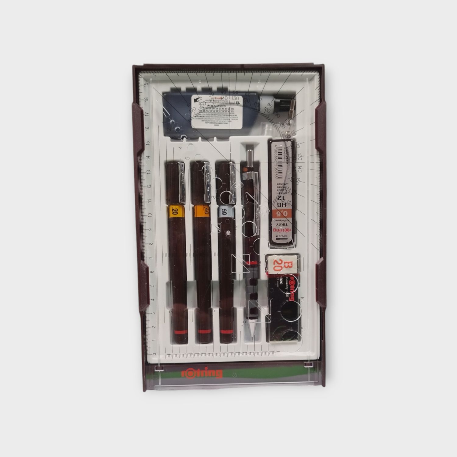 Rotring Isograph College Set 0.20-0.40-0.60 Technical Pen Set