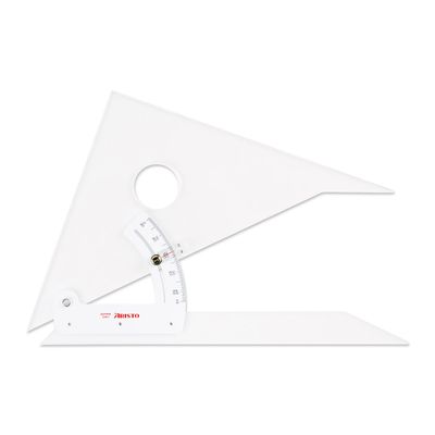 Aristo AH23412 Adjustable Angle Ruler 0° to 90° for Technical Drawing
