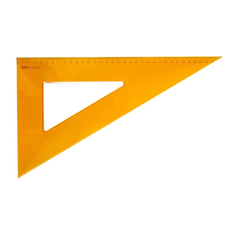 ARISTO 60° Triangle 36cm Orange for Technical Drawing