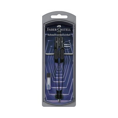 Faber-Castell 574453 Compass with Adjustment Wheel up to 390mm