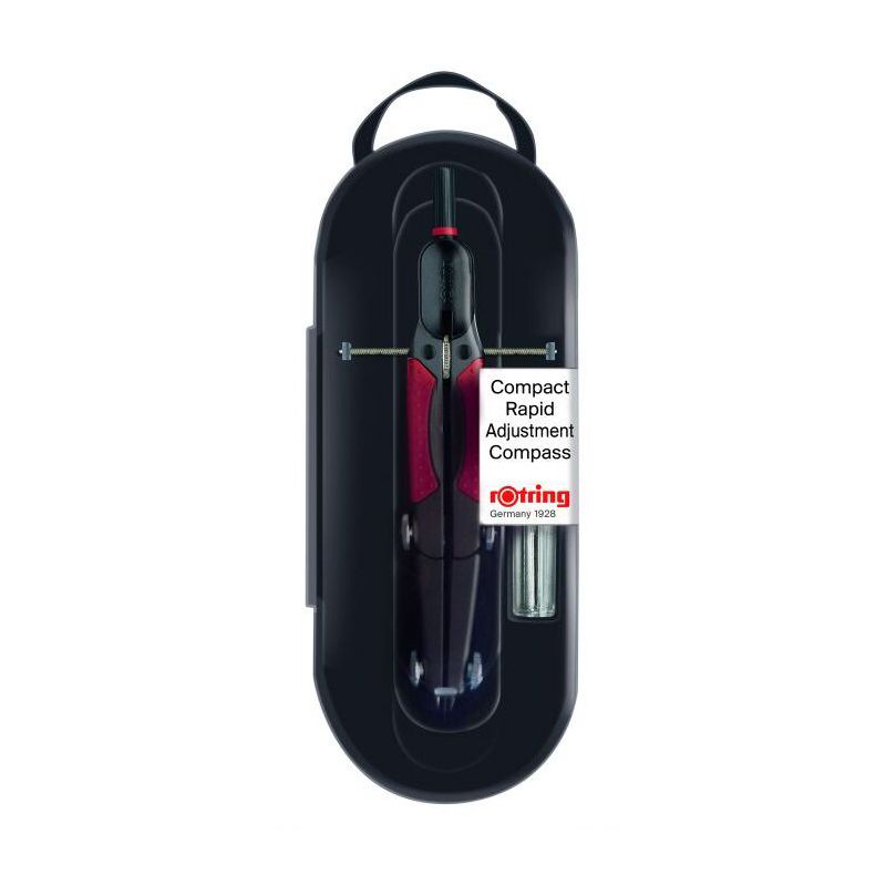 Rotring 676580 Compact Rapid Compass with Adjustment Wheel up to 360mm