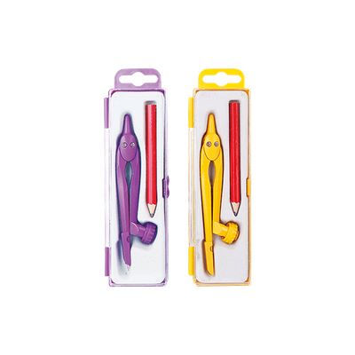 Metron Colored Compass with Pencil for School Drawing