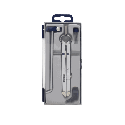 Metron Compass Set with Extension and Leads for Technical Drawing