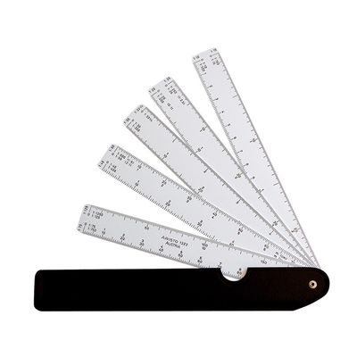Aristo Pocket Scale Ruler Set 1:10 to 1:125