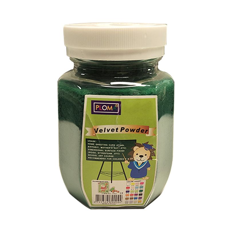 Ploma Green Velvet Powder 100gr for Crafts