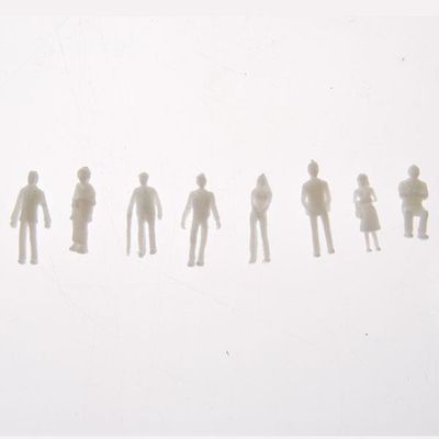 Human model figures 1:100 plastic set of 20 pieces