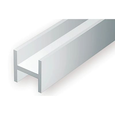 Evergreen H Beams Styrene 281 1.5mm 35cm Pack of 4