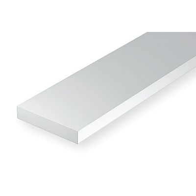 Evergreen Styrene Strips 189 3.2 x 6.3mm x 35cm 5 pcs