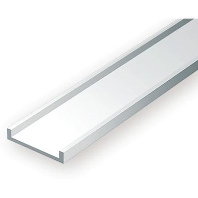 Evergreen Styrene Channel Strips 264 3.2mm x 35cm 4 pcs