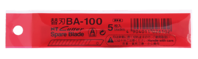 NT Cutter BA-100 0.38mm precision replacement blades