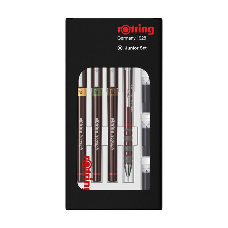 Rotring Isograph College Set 0.20-0.30-0.50 Technical Pen Set