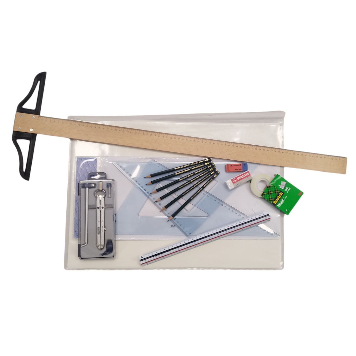 Engineering Drawing Materials Set for Technical Drafting