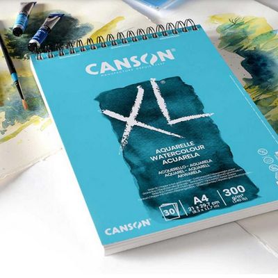 Canson XL Aquarelle Spiral Watercolor Pad 300 gsm