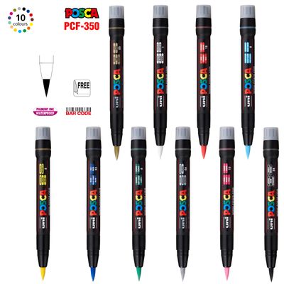 Uni Posca PCF-350 acrylic marker brush tip