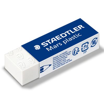 Staedtler Mars Plastic 526 White Professional Eraser Clean Erasing
