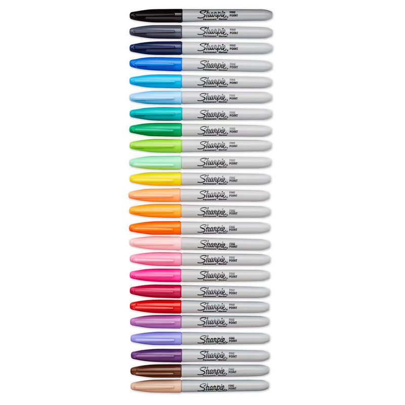 Sharpie Permanent Markers Fine Tip set 24 pcs