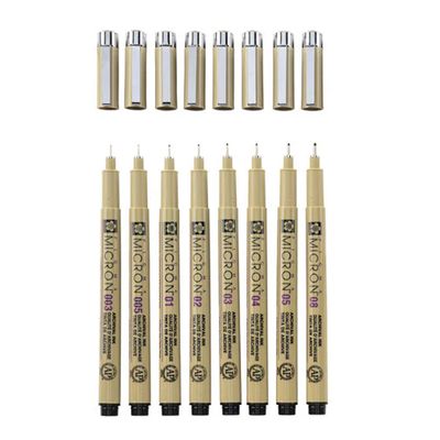 Sakura Pigma Micron Fineliner Set 8