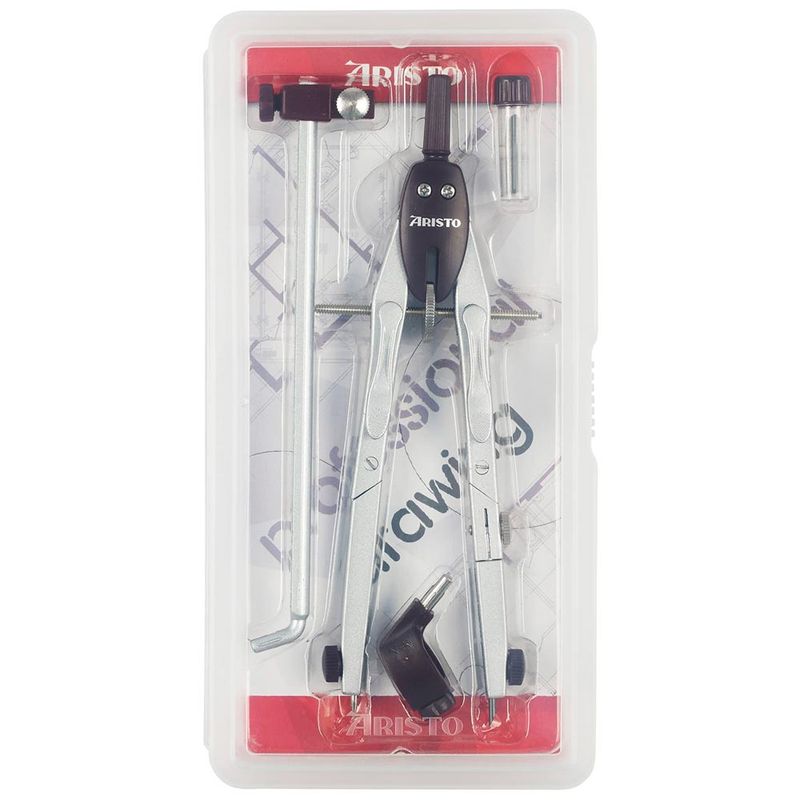 ARISTO AR55448 Drafting Compass with Extension Precision Technical Drawing