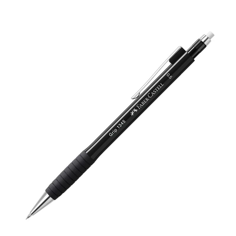 Faber Castell Grip 1345 Mechanical Pencil 0.5mm with Ergonomic Grip and Eraser