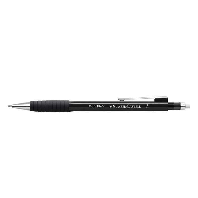 Faber Castell Grip 1345 Mechanical Pencil 0.5mm with Ergonomic Grip and Eraser