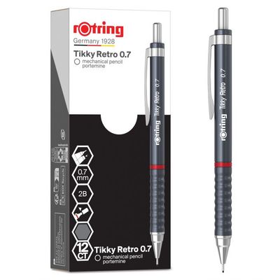 Rotring Tikky Retro Mechanical Pencil 0.7mm with Soft Grip