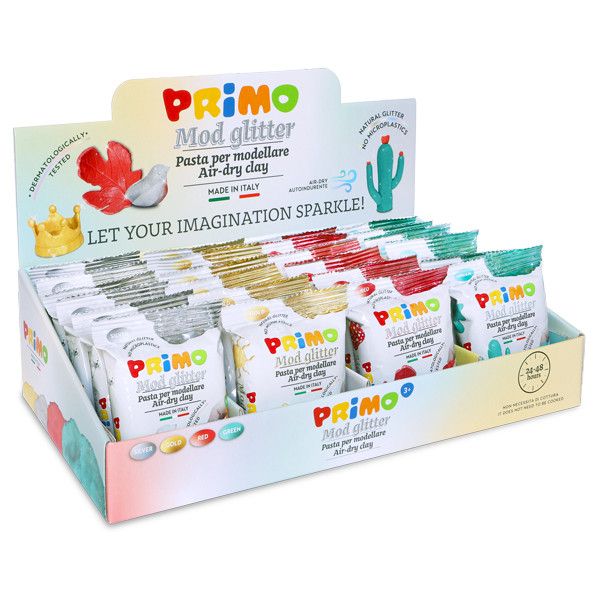 Primo glitter 250g air dry modeling clay for creative crafts