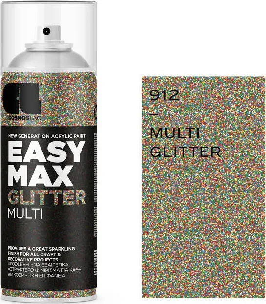 Easy Max Glitter Spray Clear Varnish 400ml
