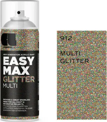 Easy Max Glitter Spray Clear Varnish 400ml