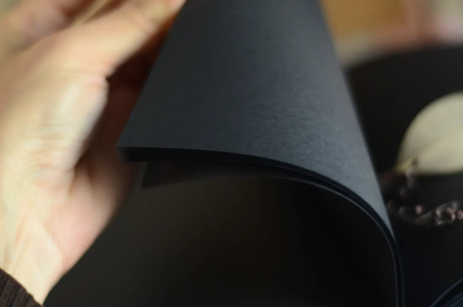 Black Drawing Sketchbook Black Pages in Various Sizes