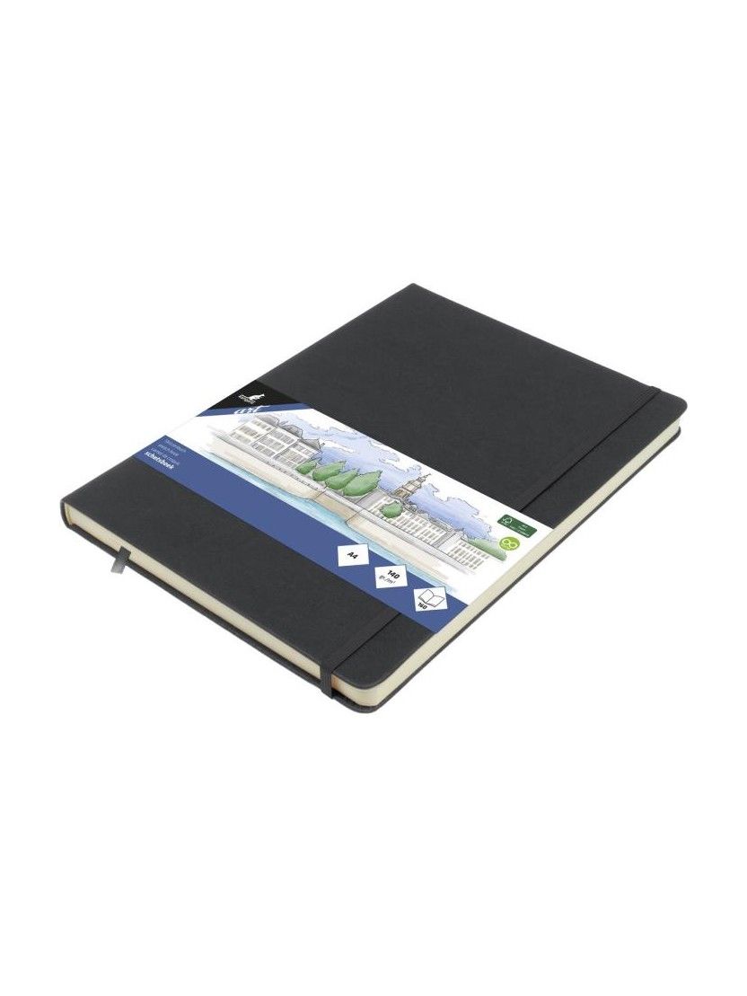 Kangaro A4 Sketchbook 140gsm with Hard Cover and Elastic Band