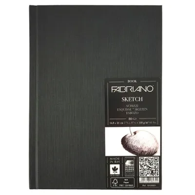 Fabriano Sketch Book A5 110gsm 80 Sheets